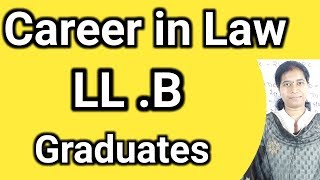 career options in law for LLB graduates in telugu by advocate sowjanya hyderabad [upl. by Norok117]