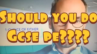 Should you pick GCSE PE as an option [upl. by Anilev]