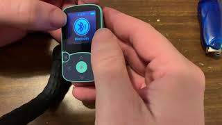 AGPTEK A65 Bluetooth mp3 Audio Player Review BONUS Skullcandy Dime Mini Review [upl. by Aetnahs]