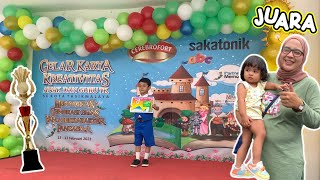 Dukung Kegiatan Anak Mengikuti Lomba Menggambar  Azufi Pasti Juara [upl. by Aeriell587]