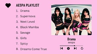 aespa MUSIC PLAYLIST [upl. by Clava]