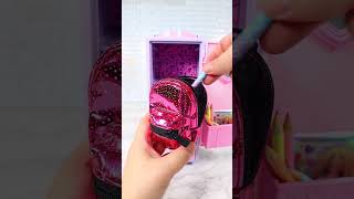 Satisfying with Unboxing amp Review Miniature School Locker Set Toys Kitchen Video  ASMR Videos [upl. by Fein]