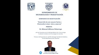 Seminario de investigación Desarrollo de una vacuna frente a Plasmodium vivax retos y avances [upl. by Bettencourt]