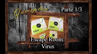 Gameplay Escape Room Virus Parte 13 SPOILER Juego de mesa [upl. by Abrahams949]