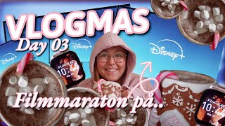 Filmmaraton på Disney 2024 🍿 vlogmas ep 03 [upl. by Nnaerb]