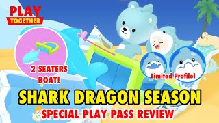 CUTE 2 SEATERS SHARK JET BOAT SHARK DRAGON SEASON PLAY PASS haegin playtogether [upl. by Tammi614]