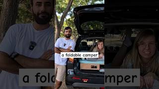 I Built The Ultimate Camper FOLDABLE BED Custom DIY Car Camping Setup [upl. by Anayek]