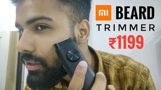 Mi Beard Trimmer Hands on Review  Best Budget Trimmer Under 1200 [upl. by Yard]