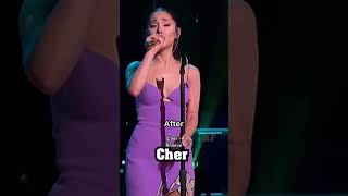 🎤Ariana Grande Part 3🎤Vocal Impressions of Britney Spears Cher and Celine Dion🎤😍 shorts power [upl. by Hedley]