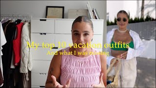 MY TOP 10 SUMMER HOLIDAYVACATION OUTFIT IDEAS amp WHAT I WISH ID BOUGHT WITH ME  MIDSIZE  CURVY [upl. by Ainoet]