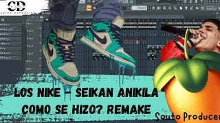 Los Nike  Seikan Anikila REMAKE COMO SE HIZO  TUTORIAL PISTA DE REPARTO 2024 [upl. by Kragh711]