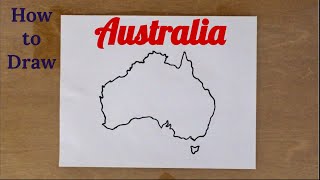 How to Draw Australia [upl. by Aleet]