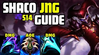 SHACO JUNGLE IS HERE SEASON 14 SHACO JUNGLE TIPS [upl. by Fahland118]