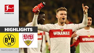 Stuttgart On CLCourse  Borussia Dortmund  VfB Stuttgart 01  Highlights  Bundesliga 202324 [upl. by Anirba545]