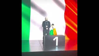 Niko Wolski Gold medal national anthem 🇮🇪🥇 [upl. by Bandur727]