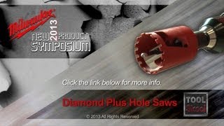 Milwaukee Diamond Plus Hole Saws  First Look [upl. by Anyehs756]