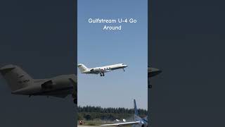 Gulfstream U4 performing a go around at the Iruma base air show November 3 2024 [upl. by Nedrob]