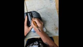 How to make a holster part 13 gunholster concealcarry howto [upl. by Emanuel]