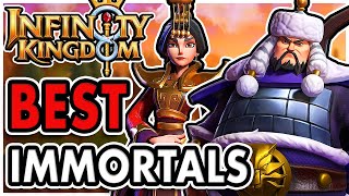 BEST Immortals for EACH ATTRIBUTE in Infinity Kingdom For F2P amp P2W Infinity Kingdom Best Immortals [upl. by Arlynne]