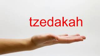 How to Pronounce tzedakah  American English [upl. by Ferdinand]