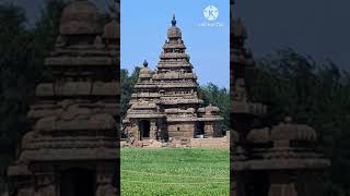 Mahabalipuram shore temple and beachMahabalipuram [upl. by Aihsekat]