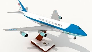 Air Force One Boeing VC25 Papercraft [upl. by Retxab201]