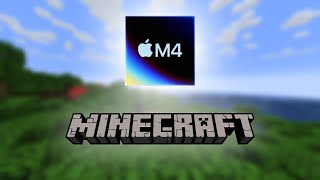 Minecraft on M4 Macbook Pro  Performances review Vanilla amp Prism [upl. by Attebasile392]