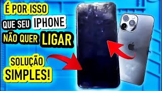 IPHONE NÃO LIGA TENTE ESSAS SOLUÇÕES SIMPLES E RÁPIDA PRIMEIRO [upl. by Luamaj]