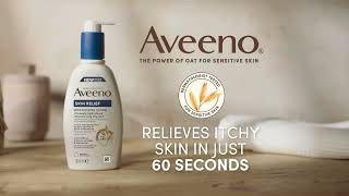 Aveeno Skin Relief Relieves Itchy Skin in just 60 Seconds [upl. by Lester]