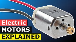 How does an Electric Motor work DC Motor explained [upl. by Razal]