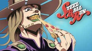 PIZZA MOZZARELLA Song by Gyro Zeppeli SBR Fananimation Анимация [upl. by Onairda612]