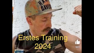 Erstes Krafttraining 2024 auf Speicher [upl. by Enyawd]