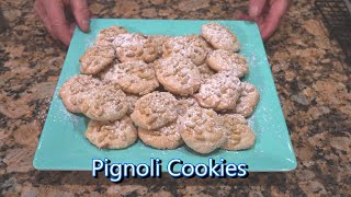 Italian Grandma Makes Pignoli Cookies [upl. by Lhadnek333]