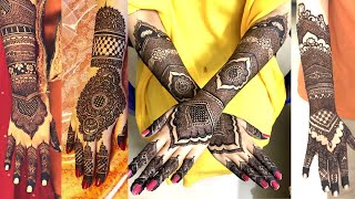 Bridal mehndi design for full hands  Bridal back hand mehndi design  Kashees bridal mehndi design [upl. by Durst360]