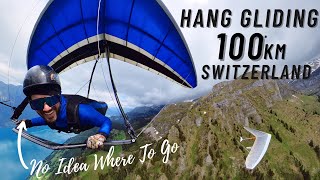 Hang Gliding 100km Through the Swiss Mountains [upl. by Brezin]