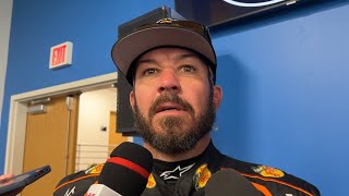 Martin Truex Jr Sounds Off On Truck Race Says Carson Hocevars Reaction Was An Act [upl. by Eedoj]