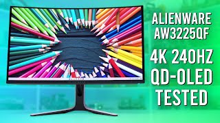 4K 240Hz QDOLED But Curved  Dell Alienware AW3225QF Review [upl. by Asilrac]