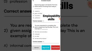 EMPLOYABILITY SKILLS [upl. by Treborsemaj]