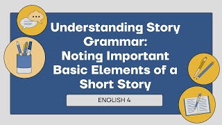 English 4 Understanding Story Grammar Noting Important Basic Elements of a Short Story [upl. by Witherspoon]