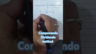 Componendo Dividendo method useful method and tricks in mathematics [upl. by Juna]