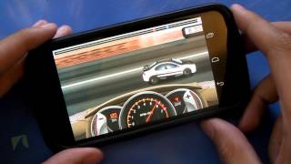 Drag Racing by Creative Mobile  Droidsharkcom Video Review for Android [upl. by Anauqaj]