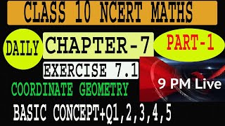 CLASS 10 NCERT CHAPTER 7 MATHS [upl. by Nidak]