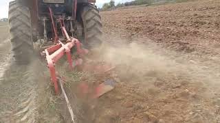 ZETOR 7340 TURBO ORANJE PLOWING ISMAILJANIVA 2024 ALEKSANDAR MARKOSKI [upl. by Farlee]