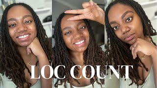 Count my Locs with Me How many Locs Do I actually Have 35 year Loc updateLoc journey story [upl. by Torto]