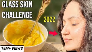 7 DAYS Glass Skin CHALLENGE  Promising a Flawless Glowing Glass Skin in 7 Days  100 Results💕 [upl. by Ahsile748]