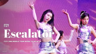 240611 ITZY quotEscalatorquot Chaeryeong Fancam 채령 직캠  Born To Be World Tour in LA [upl. by Pyotr]