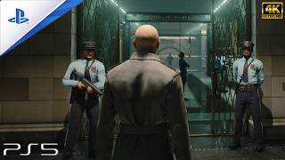 PS5 HITMAN 3  New York Bank Heist  Cinematic Run 4K 60FPS [upl. by Nytsua]