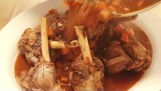 Lamb Shanks with Minted Mash Tesco Recipe Video [upl. by Ailesor]