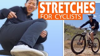 Top 2 Stretches For Cyclists  2 Stretches And One Hip Strength Drill For Bikers [upl. by Leblanc800]