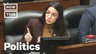 Alexandria OcasioCortez Schools Pharma Exec on HIV Drug Prices  NowThis [upl. by Wickham]